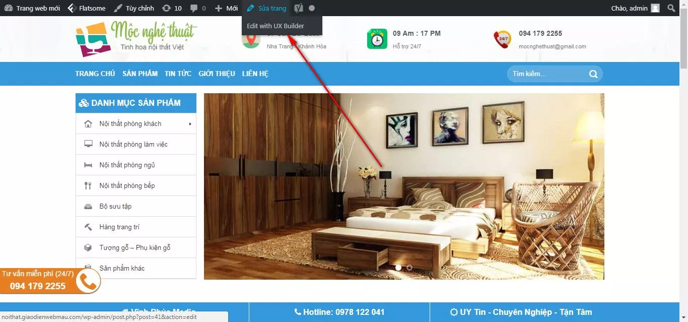 1 cach de them san pham cua danh muc bat ky len trang chu huong dan su dung web elamweb