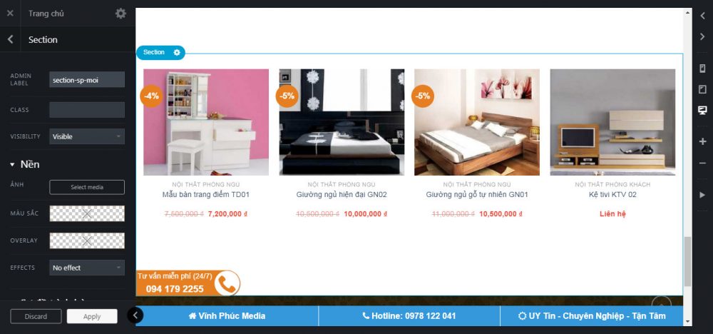 15 cach de them san pham cua danh muc bat ky len trang chu huong dan su dung web elamweb