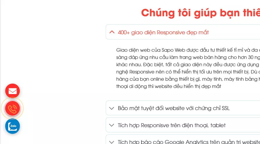 3 lam the nao de chen icon map google facebook zalo sms vao web