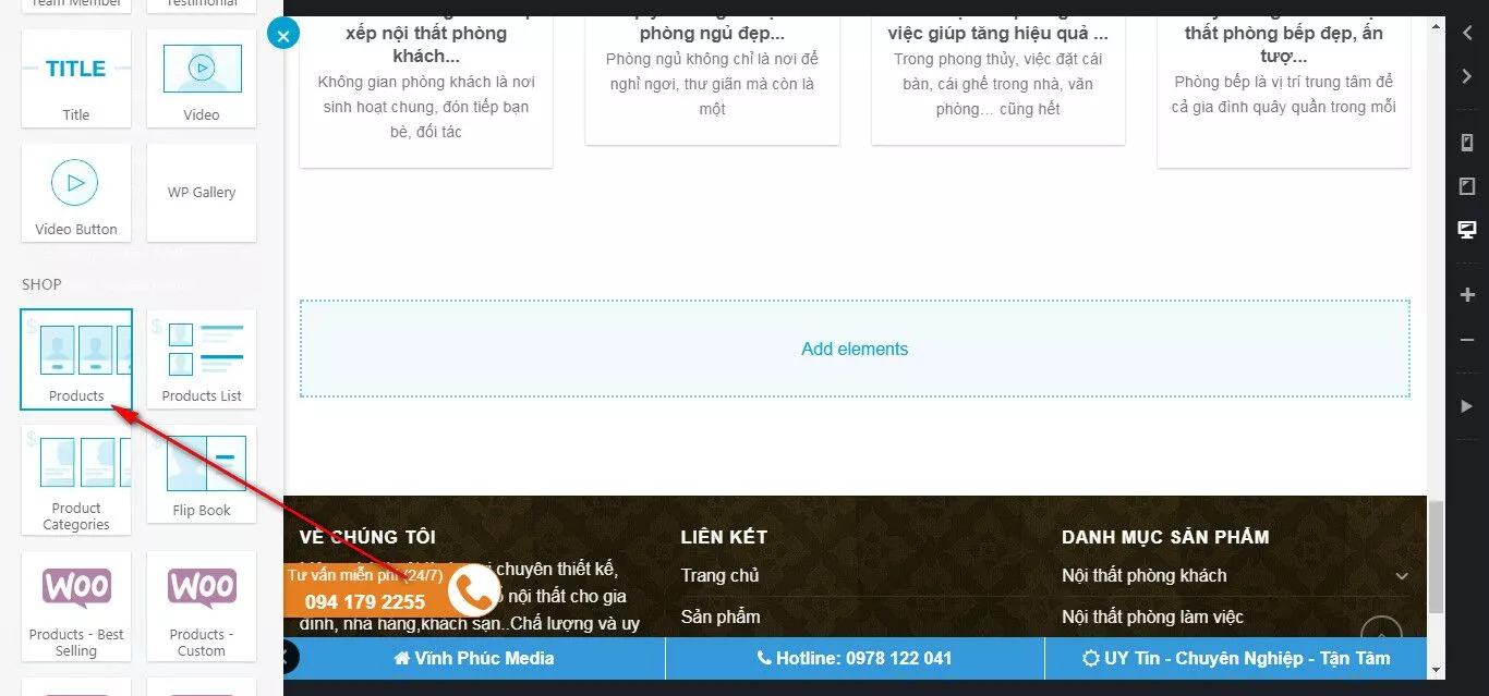 6 cach de them san pham cua danh muc bat ky len trang chu huong dan su dung web elamweb