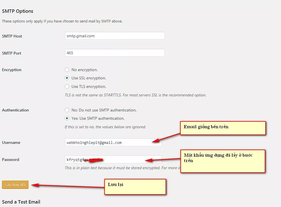 8 cach lay thong tin smtp gmail 2023