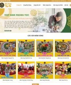 Thiết kế web bán đồ cúng
