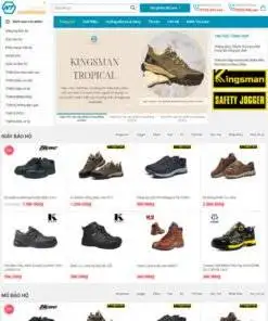 Thiết kế web bán giày