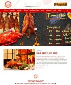 Thiết kế web bán heo quay