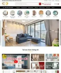 Thiết kế web bán rèm cửa