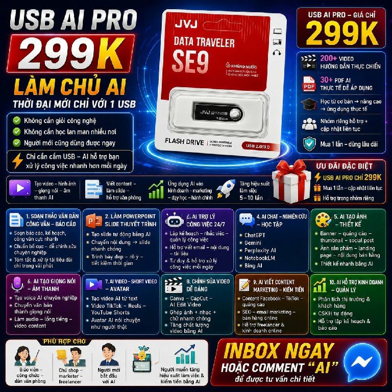 Học AI từ cơ bản đến nâng cao ngay hôm nay 52 Khai giảng khóa học ai tối ưu hóa quy trình doanh nghiệp vừa và nhỏ. Giảm thiểu chi phí vận hành, loại bỏ sai sót thủ công nhờ các trợ lý AI chuyên nghiệp.