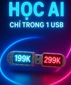Combo khóa học AI giá rẻ dành cho người mới 41 Sở hữu khóa học AI trọn bộ giá rẻ được lưu trữ offline trong USB, mang lại sức mạnh công nghệ đột phá với mức chi phí cực kỳ tối ưu.