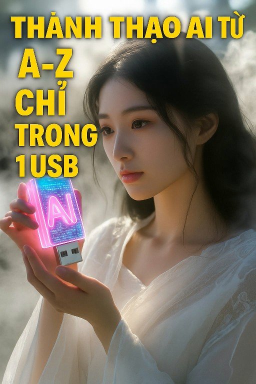 Tạo ảnh bằng AI chuyên nghiệp từ A-Z 3 Tạo ảnh bằng AI chuyên nghiệp từ A-Z.Trải nghiệm môi trường học AI tiếng Việt thân thiện, xóa bỏ rào cản ngoại ngữ để nhanh chóng làm chủ các mô hình trí tuệ nhân tạo lớn.
