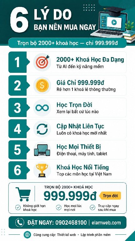 Kho khóa học thiết kế đồ họa chỉnh sửa video 13 Tự tay thiết kế ấn phẩm đỉnh cao với kho khóa học Thiết kế đồ họa chỉnh sửa Video. Khám phá ngay! Dịch vụ cung cấp khoá học giá rẻ