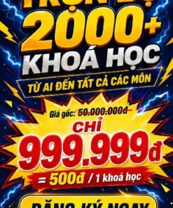 khóa học online làm chủ công cụ số mới nhất