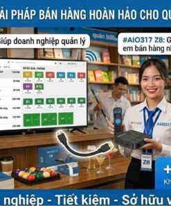 Bộ máy tính tiền quán ăn nhỏ 22 Lắp đặt máy bán hàng không phí duy trì cho cửa hàng của bạn. Hệ thống chạy offline ổn định, bảo mật dữ liệu tuyệt đối và không lo chi phí phát sinh.