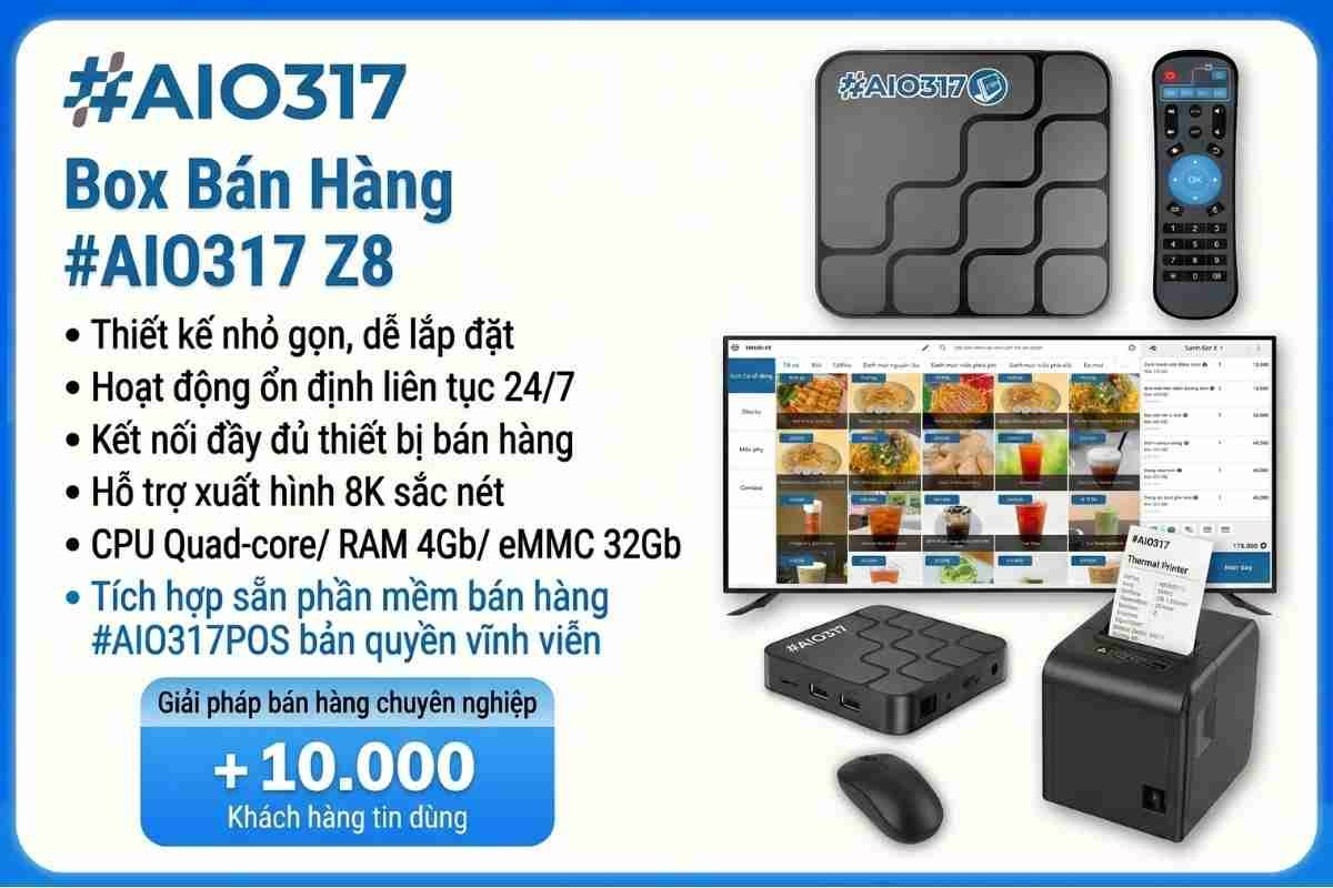 Máy tính tiền shop thời trang giá rẻ 30 Lắp đặt Máy tính tiền shop thời trang giá rẻ để quản lý hàng hóa chuyên nghiệp. Tích hợp quét mã vạch, theo dõi tồn kho và báo cáo doanh thu chi tiết.