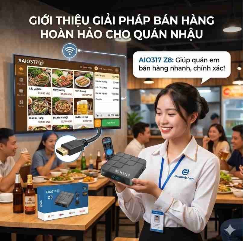 Bộ máy tính tiền quán ăn nhỏ 13 Tìm mua máy tính tiền vĩnh viễn không mất phí gia hạn? Khám phá ngay giải pháp POS Android Box mua một lần sở hữu trọn đời, đầy đủ tính năng quản lý.