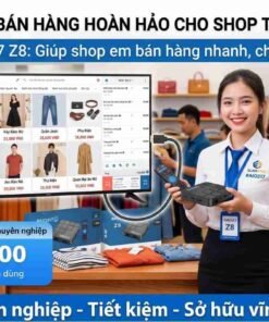 Trải nghiệm Phần mềm bán hàng tivi cho quán trà sữa rất tiện lợi. Giao diện hiển thị menu full màn hình lớn, giúp khách dễ chọn món và thu ngân bấm nhanh.