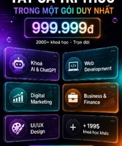 Kho khóa học lập trình web và phần mềm giá tốt 9 review khóa học ai marketing thực tế