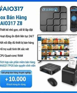 Tham khảo bảng giá bộ máy tính tiền mini trọn gói ưu đãi nhất hiện nay. Chi phí đầu tư thấp, đầy đủ thiết bị phần cứng và phần mềm bán hàng trọn đời.