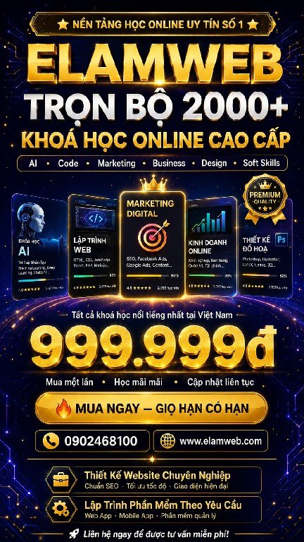 Làm sao để học nhiều khóa học với chi phí rẻ nhất 15 Bí quyết làm sao để học nhiều khóa học với chi phí rẻ nhất. Sở hữu trọn bộ kiến thức 2026. Xem ngay! Dịch vụ cung cấp mọi khoá học giá sỉ
