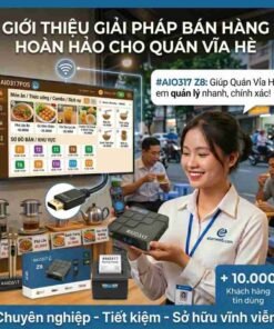 Bộ máy tính tiền tận dụng màn hình cũ giúp tiết kiệm chi phí mua màn hình mới. Kết nối linh hoạt qua cổng HDMI, hiển thị menu rõ ràng và vô cùng sắc nét.