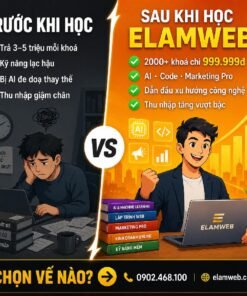 Bạn thắc mắc ở đâu bán kho khóa học online giá rẻ nhất? Elamweb trợ giá tới 80%, bảo hành trọn đời! Dịch vụ cung cấp khoá học online giá sỉ